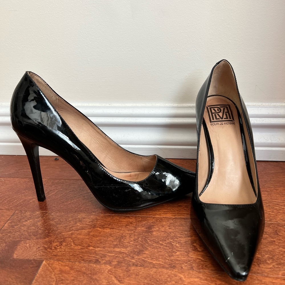 Vero Cuoio sexy black heels